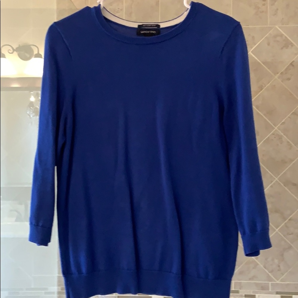 Landsend blue pullover sweater